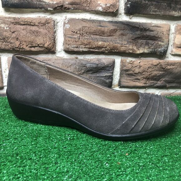 Life Stride Velocity 2.0 Brown Stretch Comfort Women's Shoes 5 M Ballet "Intra" - Picture 1 of 8